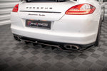 Maxton Parts - Diffusor Heckansatz passend für Porsche Panamera Turbo 970 schwarz Hochglanz