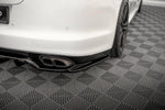 Maxton Parts - Diffusor Heckansatz passend für Porsche Panamera Turbo 970 schwarz Hochglanz