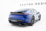 Maxton Parts - Diffusor Heckansatz passend für Porsche Taycan Turbo S Mk1 schwarz Hochglanz