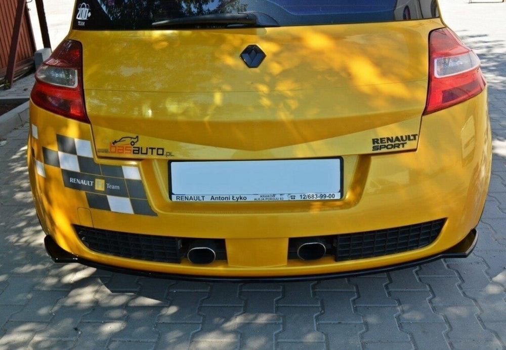 Maxton Parts - Diffusor Heckansatz passend für Renault Megane II RS schwarz Hochglanz