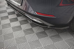 Maxton Parts - Diffusor Heckansatz passend für Seat Leon FR Hatchback Mk4 schwarz Hochglanz