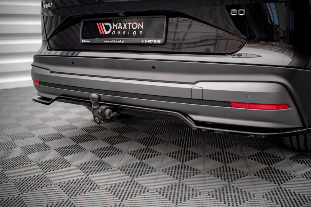 Maxton Parts - Diffusor Heckansatz passend für Skoda Enyaq iV schwarz Hochglanz