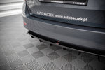 Maxton Parts - Diffusor Heckansatz passend für Skoda Fabia Combi Mk3 FL schwarz Hochglanz