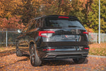 Maxton Parts - Diffusor Heckansatz passend für Skoda Karoq Sportline schwarz Hochglanz
