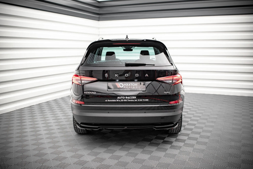 Maxton Parts - Diffusor Heckansatz passend für Skoda Kodiaq Mk1 FL schwarz Hochglanz