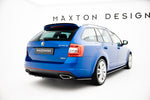 Maxton Parts - Diffusor Heckansatz passend für Skoda Octavia RS Mk3 / Mk3 FL Hatchback / Kombi schwarz Hochglanz