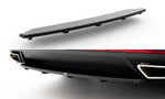 Maxton Parts - Diffusor Heckansatz passend für Skoda Octavia RS Mk3 / Mk3 FL Hatchback / Kombi schwarz Hochglanz