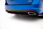 Maxton Parts - Diffusor Heckansatz passend für Skoda Octavia RS Mk3 / Mk3 FL Hatchback / Kombi schwarz Hochglanz