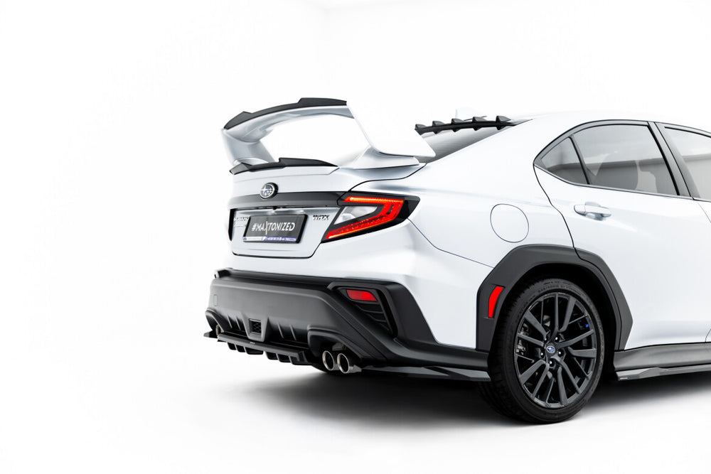 Maxton Parts - Diffusor Heckansatz passend für Subaru WRX STI Mk2 schwarz Hochglanz