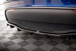 Maxton Parts - Diffusor Heckansatz passend für Tesla Model Y schwarz Hochglanz