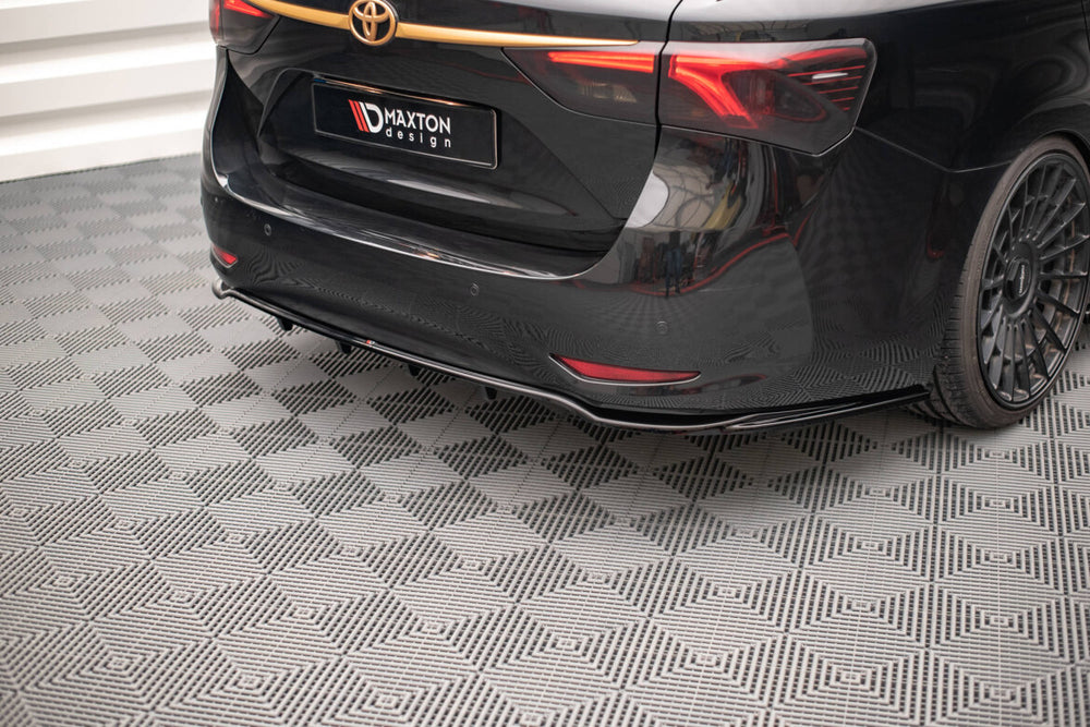 Maxton Parts - Diffusor Heckansatz passend für Toyota Avensis Wagon Mk3 FL schwarz Hochglanz