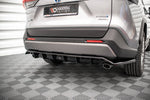 Maxton Parts - Diffusor Heckansatz passend für Toyota RAV4 Mk5 schwarz Hochglanz