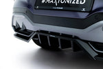 Maxton Parts - Diffusor Heckansatz passend für V.3 Cupra Terramar Mk1 (mit AHK) schwarz Hochglanz