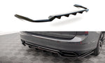 Maxton Parts - Diffusor Heckansatz passend für Volvo V90 / S90 R-Design Mk2 schwarz Hochglanz