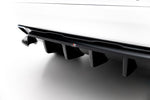 Maxton Parts - Diffusor Heckansatz passend für Volvo XC60 Mk1 FL schwarz Hochglanz