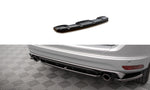 Maxton Parts - Diffusor Heckansatz passend für Volvo XC60 R-Design Mk1 FL schwarz Hochglanz
