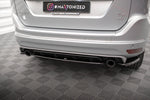 Maxton Parts - Diffusor Heckansatz passend für Volvo XC60 R-Design Mk1 FL schwarz Hochglanz