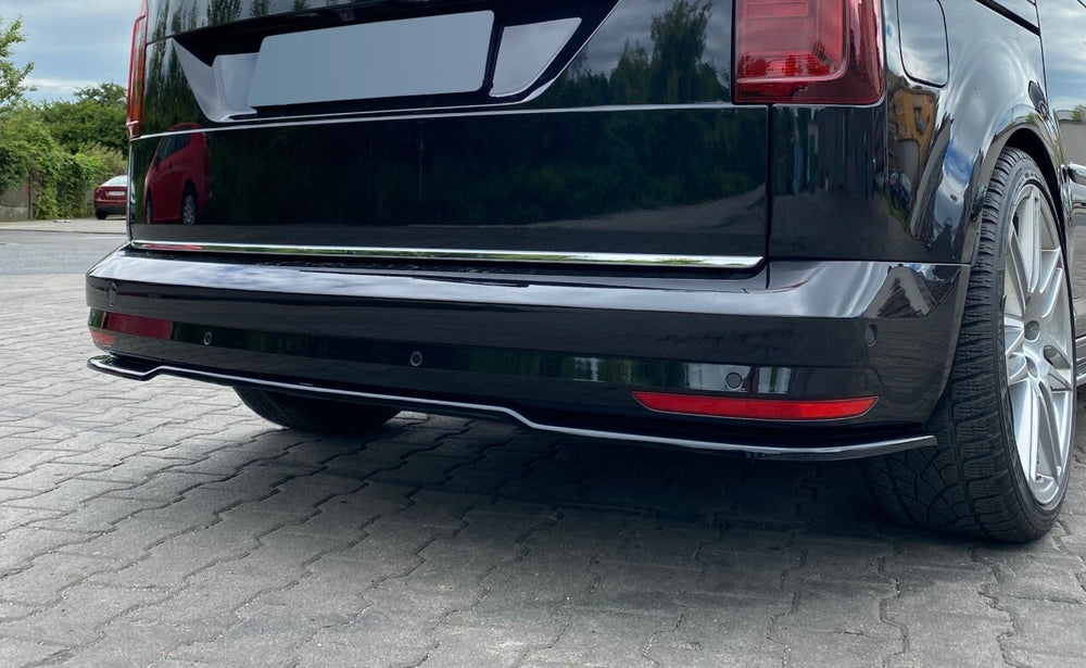 Maxton Parts - Diffusor Heckansatz passend für VW Caddy Mk. 4 schwarz Hochglanz (VW-CA-4-RD1-G)