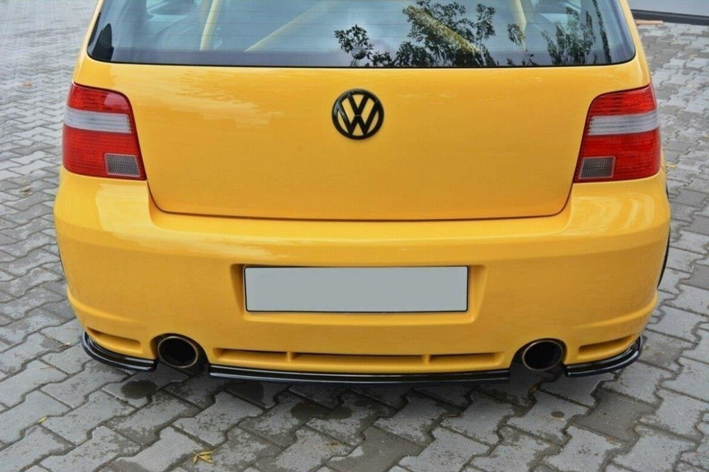 Maxton Parts - Diffusor Heckansatz passend für VW Golf 4 R32 schwarz Hochglanz