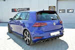 Maxton Parts - Diffusor Heckansatz passend für VW Golf 7 R FL schwarz matt