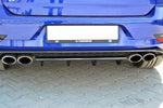 Maxton Parts - Diffusor Heckansatz passend für VW Golf 7 R FL schwarz matt