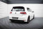 Maxton Parts - Diffusor Heckansatz passend für VW Golf 7 R schwarz Hochglanz (VW-GO-7-R-RD1+RD2-G)