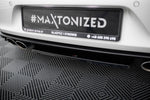Maxton Parts - Diffusor Heckansatz passend für VW Golf 7 R schwarz Hochglanz (VW-GO-7-R-RD1+RD2-G)