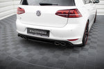 Maxton Parts - Diffusor Heckansatz passend für VW Golf 7 R schwarz Hochglanz (VW-GO-7-R-RD1+RD2-G)