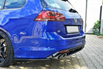Maxton Parts - Diffusor Heckansatz passend für VW Golf 7 R VARIANT Carbon Look