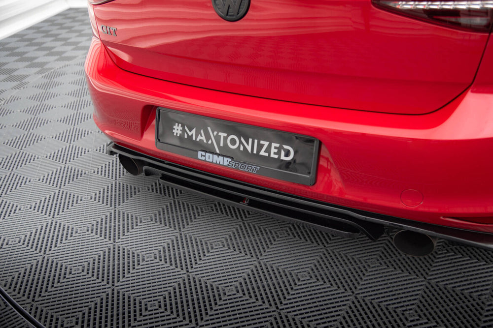 Maxton Parts - Diffusor Heckansatz passend für VW Golf Mk7 GTI CLUBSPORT schwarz Hochglanz