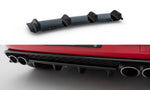 Maxton Parts - Diffusor Heckansatz passend für VW Golf R Hatchback Mk7 FL schwarz Hochglanz