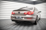 Maxton Parts - Diffusor Heckansatz passend für VW Passat CC schwarz Hochglanz