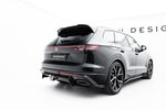Maxton Parts - Diffusor Heckansatz passend für VW Touareg R-Line Mk3 FL schwarz Hochglanz