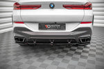 Maxton Parts - Diffusor Heckansatz V.1 passend für BMW X6 M-Paket G06 schwarz Hochglanz