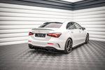 Maxton Parts - Diffusor Heckansatz V.1 passend für Mercedes A 35 AMG Limousine V177 schwarz Hochglanz