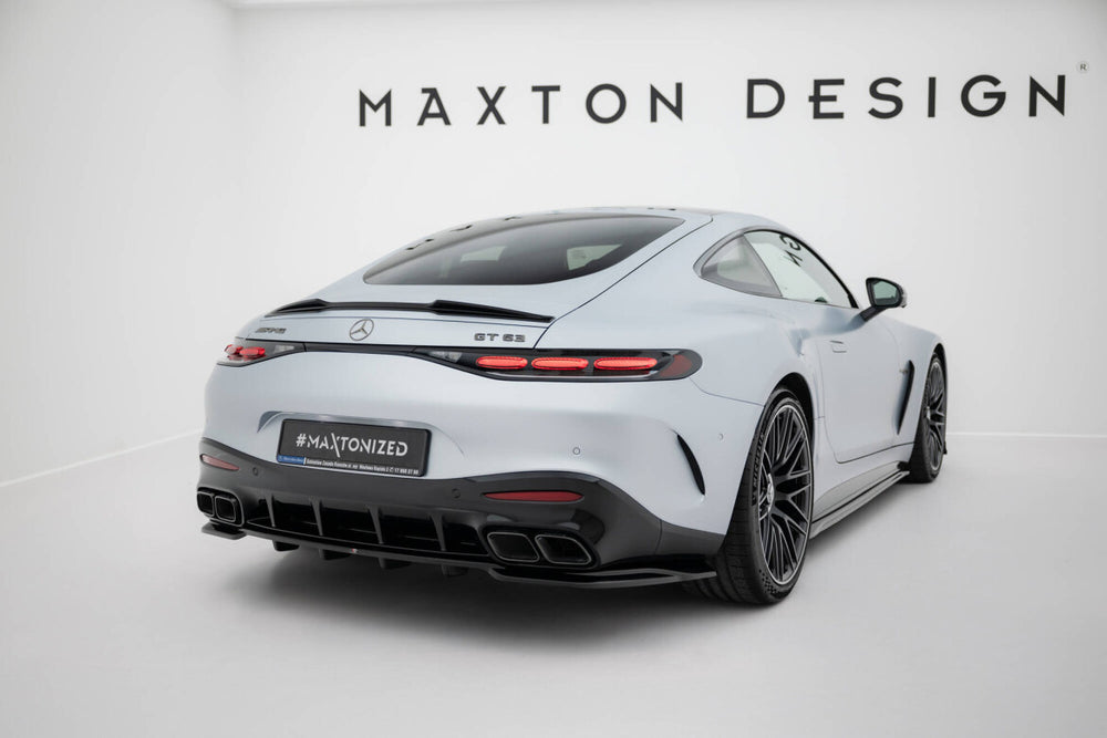 Maxton Parts - Diffusor Heckansatz V.1 passend für Mercedes-AMG GT 63 / 55 / 63 S E Performance C192 schwarz Hochglanz