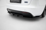 Maxton Parts - Diffusor Heckansatz V.1 passend für Tesla Model 3 Performance Mk1 FL schwarz Hochglanz
