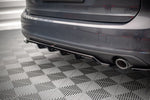 Maxton Parts - Diffusor Heckansatz V.1 passend für Volvo V90 Mk2 schwarz Hochglanz