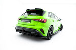 Maxton Parts - Diffusor Heckansatz V.2 passend für Audi RS3 Sportback 8Y FL schwarz Hochglanz