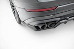 Maxton Parts - Diffusor Heckansatz V.2 passend für Audi SQ8 / Q8 S-Line Mk1 FL schwarz Hochglanz