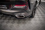 Maxton Parts - Diffusor Heckansatz V.2 passend für BMW X6 M-Paket G06 schwarz Hochglanz