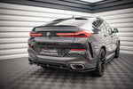 Maxton Parts - Diffusor Heckansatz V.2 passend für BMW X6 M-Paket G06 schwarz Hochglanz