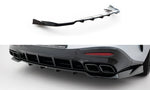 Maxton Parts - Diffusor Heckansatz V.2 passend für Mercedes-AMG GT 63 / 55 / 63 S E Performance C192 schwarz Hochglanz