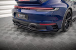 Maxton Parts - Diffusor Heckansatz V.2 passend für Porsche 911 Carrera Aero / Carrera GTS 992 schwarz Hochglanz