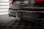 Maxton Parts - Diffusor Heckansatz V.2 passend für Volvo V90 Mk2 schwarz Hochglanz