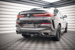 Maxton Parts - Diffusor Heckansatz V.3 passend für BMW X6 M-Paket G06 schwarz Hochglanz