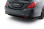 Maxton Parts - Diffusor V.2 passend für Mercedes-Benz S AMG-Line W222 schwarz Hochglanz