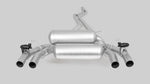 Cat-Back System L/R für BMW M2 F87 Coupé - 4-teiliges Endrohrset, Ø 102 mm angeschrägt, Chrom