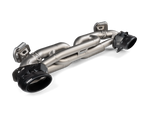 TP-T/S/33 Tail pipe set (Titanium) - Black - Porsche 911 Cabriolet (992)
