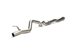 Racing Cat-Back Auspuff für Toyota Fortuner / Innova - Endrohr, 102mm, Black Chrome, gerade